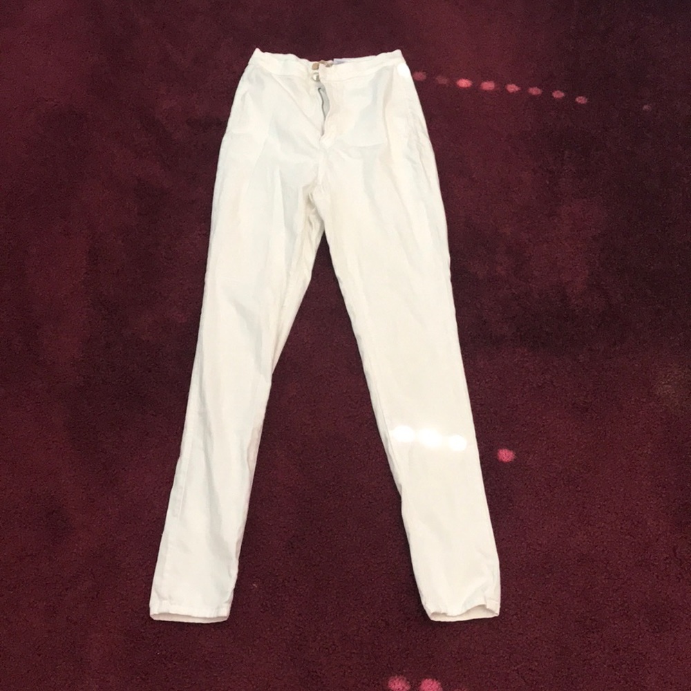 white jeans